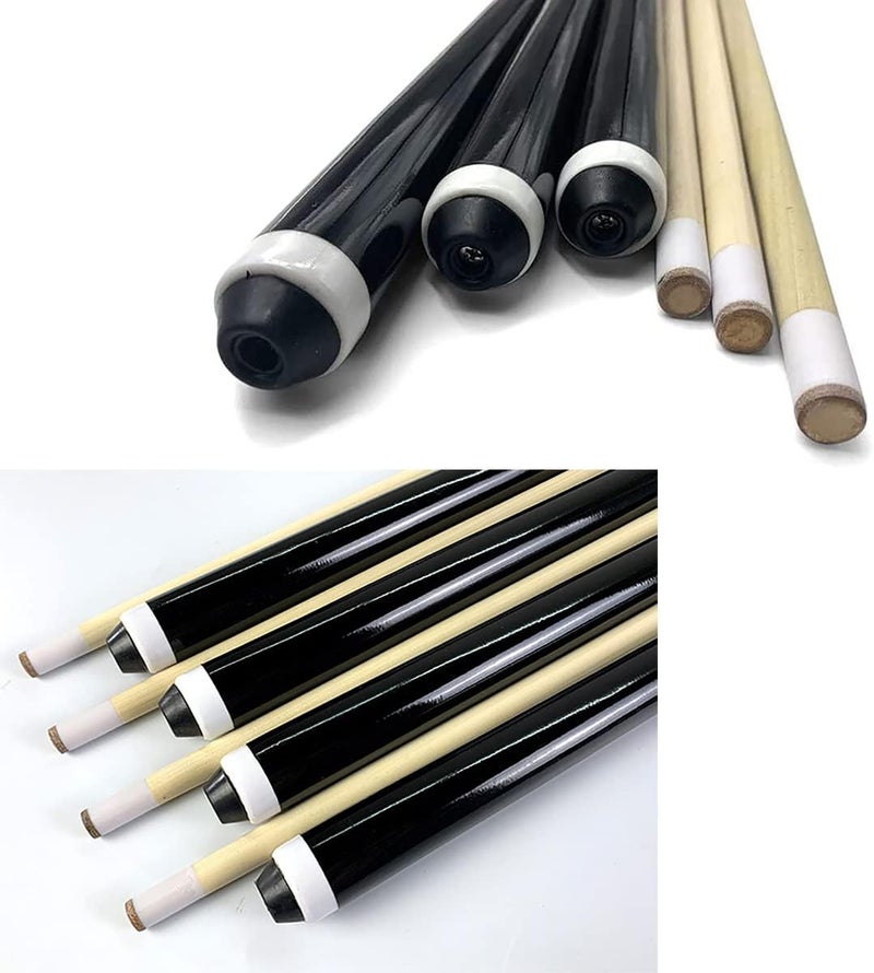 Genubi Industry عصا بلياردو بطول 36 إنش/48 إنش/58 إنش، عصا بلياردو من الخشب الصلب بأحجام/كميات مختلفة للأطفال والشباب والبالغين، عصي بلياردو للمنزل والبار لطاولة البلياردو - Image 3